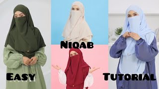 Simple And Easy Niqab Tutorial । Nose Niqab Tutorial । Everyday Niqab Tutorial । [upl. by Nivrac]