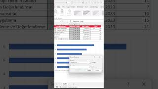 Excelde Gantt Chart ile Proje Süreçleri Takibi [upl. by Terti]