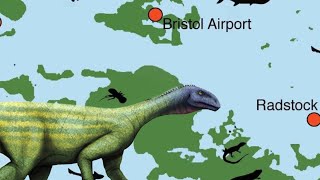 Prehistoric creatures all around the world  episode 9  Creatures of the Triassic British islands [upl. by Ossy667]