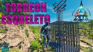 COMO HACER TORREON ESQUELETO EN ARK ASCENDED NUEVO META EL MEJOR TOWER [upl. by Ecile]