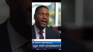 Michael Strahan asks Govenor Walz why Harris hasnt implemented any of her proposed policies [upl. by Osmund]