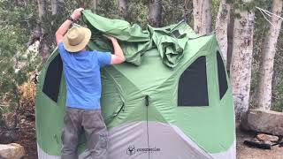 Gazelle T4 Hub Tent setup [upl. by Bartholomeus488]