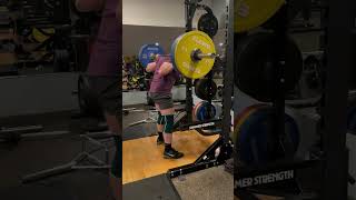 130KG x6 Beltless High Bar Squat [upl. by Whitby]