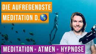 Geführte Meditation Atemtechnik amp Hypnose  Tiefste Entspannung amp positive Gedanken Hypnobreath© [upl. by Yhtak]