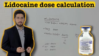 How to calculate lidocaine dose for local anesthesia [upl. by Sulokcin242]