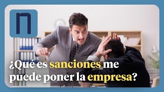 SANCIONES LABORALES qué son y cuándo prescriben [upl. by Ztnahc]