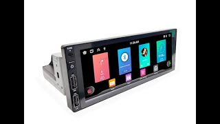 686inch Single Din Car Stereo Android 132GB and 232GB with Carplay [upl. by Regor705]