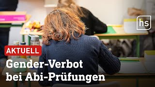 Abitur Gendern Abi verboten  sonst gibt’s Fehlerpunkte  hessenschau [upl. by Tandy]