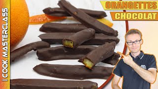 ✅LA MEILLEURE RECETTE DORANGETTES CHOCOLAT MAISON  Des orangettes confites au chocolat noir [upl. by Eiraminot961]