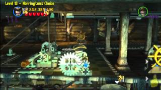 Lego Pirates of the Caribbean Level 13 Norringtons Choice  FREE PLAY Minikits and Compass  HTG [upl. by Akihdar]