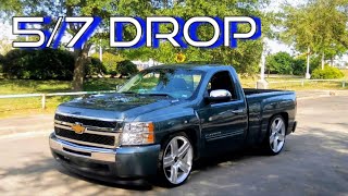 Silverado 57 DROP on 24s [upl. by Bohs]