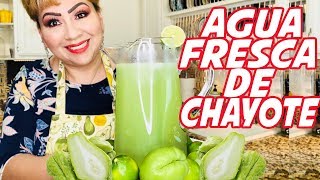 Receta de Agua Fresca de Chayote  Bebida Saludable y Sabrosa  Gloria en la Cocina [upl. by Eyde]