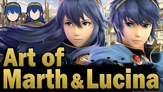 Smash Ultimate Art of Marth amp Lucina [upl. by Asirem895]