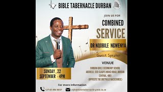 Sunday Durban Combined Service  Bro Nqobile Ngwenya [upl. by Llertnahs653]