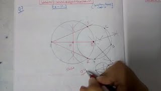 Chapter 11 Exercise 112 Q7 Constructions of Maths class 10 NCERT [upl. by Latsryc]