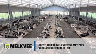 Grote unieke melkveestal met plek voor 400 koeien in Belgie [upl. by Giustino18]