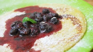 Pancakes mit Heidelbeeren [upl. by Silver]