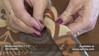 Sewing Panel Drapes with Tiebacks [upl. by Arehc]