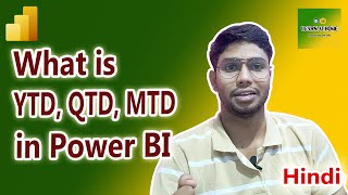 What is YTD QTD MTD in Power BI in Hindi  DATESYTD in DAX [upl. by Itsur738]