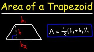 Area of a Trapezoid [upl. by Aehs598]