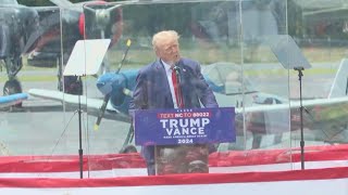 Asheboro rally Trump speaks on national security [upl. by Anitnoc]