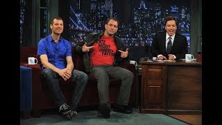 quotI Spit on Your Lovequot – Matt Stone amp Trey Parker on Late Night With Jimmy Fallon [upl. by Sherwood]