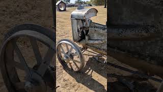 Fan Spinning On Old Fordson Tractor Pawhuska OK fordson [upl. by Notreve]