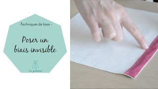 Tuto couture 12  Poser un biais invisible [upl. by Joashus129]