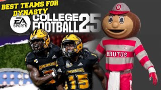 The BEST Teams to Start a Dynasty with in EA Sports College Football 25 [upl. by Ayoral]