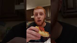 DiGiorno three meat pizza review [upl. by Aimo]