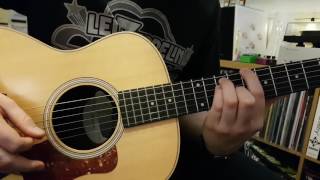 Walls – Kings of Leon Guitar Tutorial INTERMEDIATE [upl. by Dnesnwot]