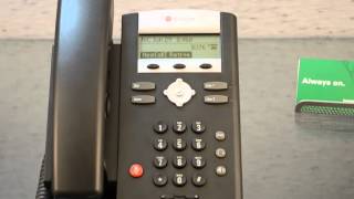 Polycom 330331  How To Place Hold and End Calls [upl. by Malca]