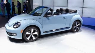 2013 Volkswagen Beetle Convertible  2012 LA Auto Show [upl. by Corbin]