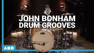 3 Famous John Bonham Drum Parts Explained  Drum Lesson By Chris Hoffmann [upl. by Immaj]