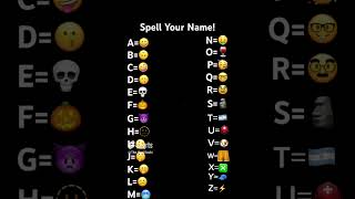 Spell your name 🤨 name [upl. by Hamer]