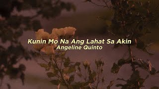 HANGGANG KAILAN KITA MAMAHALIN  ANGELINE QUINTO   LOWER KEY  COVERCY [upl. by Yelrihs]