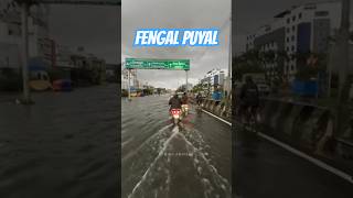 Fengal Puyal 🌀  kamatchi hospital pallikaranai Near Narayanapuram lake over flowing [upl. by Freud]