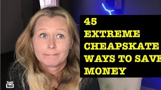 45 REALLY EXTREME WAYS TO SAVE MONEY AT HOME [upl. by Hanover]