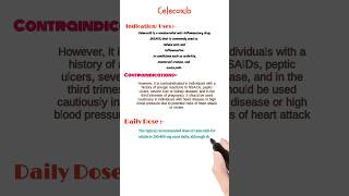 Celecoxib Uses Contraindications amp Dose [upl. by Eniksre]