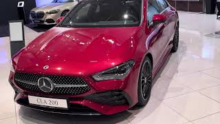 2024 Mercedes CLA Sedan  interior and Exterior Details automobile luxurycar mercedesbenz [upl. by Galateah]