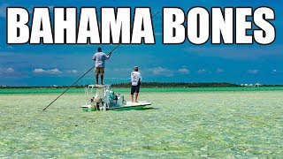 Bonefish Fly Fishing Schooling Bones in Chub Cay Bahamas [upl. by Akimrehs807]