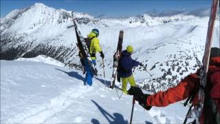 Cayoosh Mountain amp Million Dollar Couloir Descent [upl. by Ahseihs]