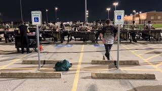 Jordan High School Drumline 2023  Shockra  Percussion Lot Run Through [upl. by Gilcrest]