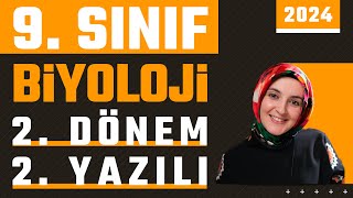 9Sınıf Biyoloji 2Dönem 2Yazılı  2024 yazılı biyoloji [upl. by Rica]