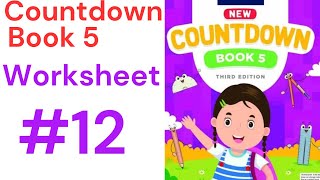 worksheet class 5 Worksheet countdown book 5 Worksheet 12  class 5 worksheet 12ytacademy198 [upl. by Alimaj505]