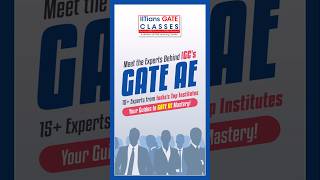 IGCs Team GATE Aerospace Engineering  Indias Best GATE AE Subject Experts gateae [upl. by Igiul]