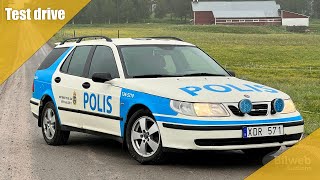 16830  SAAB Polisbil 95 EX59 23T — 2005 [upl. by Eirrahs]