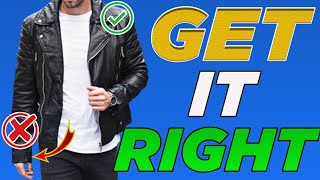 Leather Jacket Fit GuideGet the Perfect Fit In Just 2 Minutes [upl. by Bellanca]