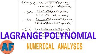 Lagrange Interpolating Polynomial  Easy Method [upl. by Olag]