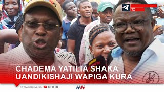 CHADEMA YATILIA SHAKA UANDIKISHAJI WAPIGA KURA [upl. by Ttcos]